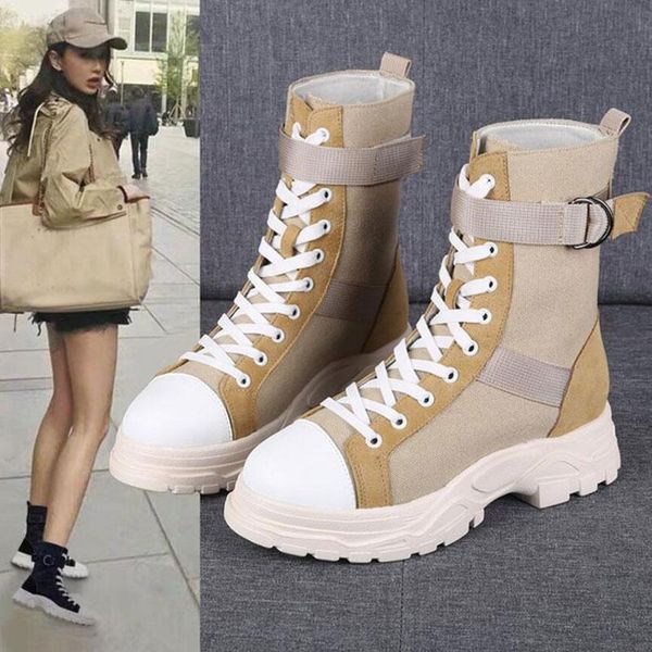 boots women canvas lady motorcycle short bootee woman spring autumn lace up black beige shoes female fashion thick bottom
boots women canvas lady motorcycle short bootee woman spring autumn lace up black beige shoes female fashion thick bottom