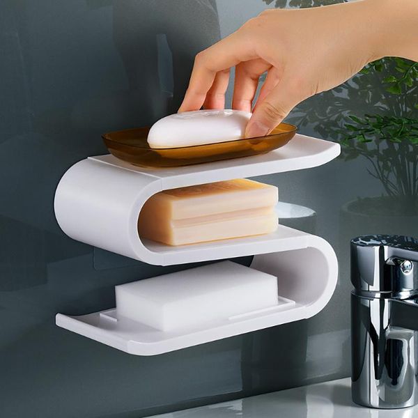 soap dishes s shape bathroom shower box three layer dish storage plate tray case wall mounted holder housekeeping organizers
soap dishes s shape bathroom shower box three layer dish storage plate tray case wall mounted holder housekeeping organizers