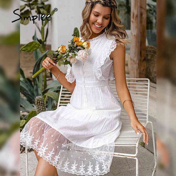 elegant ruffle lace white women casual a-line summer midi dress vintage holiday party fashion sleeveless dresses 210414, Black;gray
elegant ruffle lace white women casual a-line summer midi dress vintage holiday party fashion sleeveless dresses 210414, Black;gray