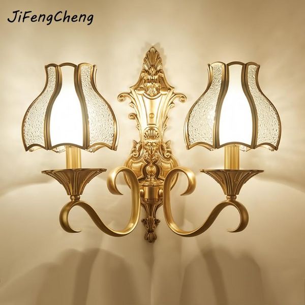 european copper wall lamp living room led bedroom bedside corridor aisle lamps
european copper wall lamp living room led bedroom bedside corridor aisle lamps