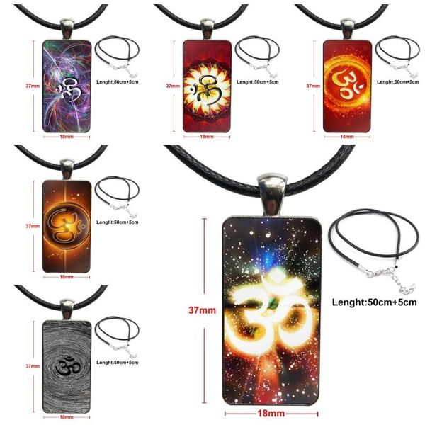 pendant necklaces aum om ohm hindu buddhist hinduism yoga india glass cabochon necklace rectangle fashion, Silver
pendant necklaces aum om ohm hindu buddhist hinduism yoga india glass cabochon necklace rectangle fashion, Silver