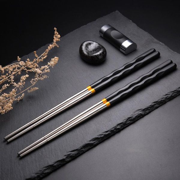 chopsticks 1pair stainless steel chinese stylish healthy light weight metal non-slip design kitchen portable reusable
chopsticks 1pair stainless steel chinese stylish healthy light weight metal non-slip design kitchen portable reusable
