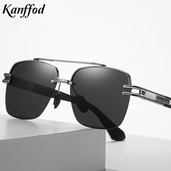 sunglasses kanffod 2021 brand design for men polarized rimless gradient sun glasses women square retro eyewear okulary, White;black
sunglasses kanffod 2021 brand design for men polarized rimless gradient sun glasses women square retro eyewear okulary, White;black