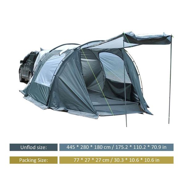 tents and shelters car tent 5-8 person waterproof outdoor awning sun shelter folding camping canopy ultralight beach shield heavy 
tents and shelters car tent 5-8 person waterproof outdoor awning sun shelter folding camping canopy ultralight beach shield heavy