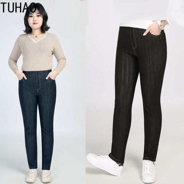 women's jeans tuhao 2021 plus size 9xl 8xl 7xl 6xl pants mom larger trousers office lady casual high waist stretch wm, Blue
women's jeans tuhao 2021 plus size 9xl 8xl 7xl 6xl pants mom larger trousers office lady casual high waist stretch wm, Blue