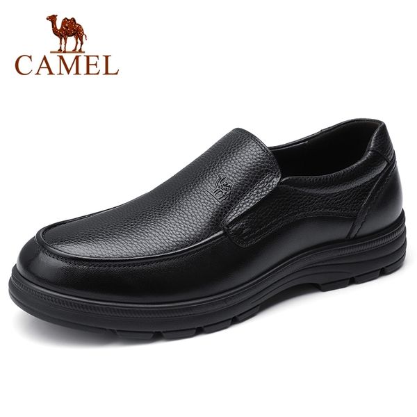 camel men's shoes summer leather men business casual big scalp cowhide sets dad shoes non-slip elastic resistant shoes men 210330, Black
camel men's shoes summer leather men business casual big scalp cowhide sets dad shoes non-slip elastic resistant shoes men 210330, Black