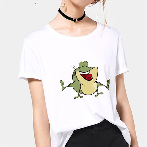 and women kawaii frog men t shirt printed womens summer hipster short sleeve white thin section female clothing, White;black
and women kawaii frog men t shirt printed womens summer hipster short sleeve white thin section female clothing, White;black
