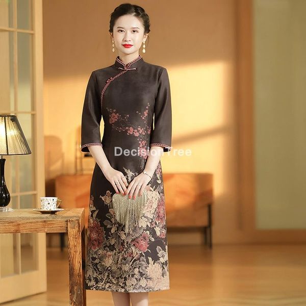 qipao traditional cheongsam half sleeve party loose mesh chan dress chinese hanfu style lady ethnic clothing, Red
qipao traditional cheongsam half sleeve party loose mesh chan dress chinese hanfu style lady ethnic clothing, Red