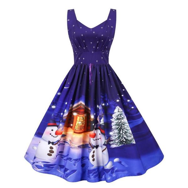 casual dresses fashion christmas dress women sleeveless party female printed swing elegant women's clothing zkam, Black;gray
casual dresses fashion christmas dress women sleeveless party female printed swing elegant women's clothing zkam, Black;gray