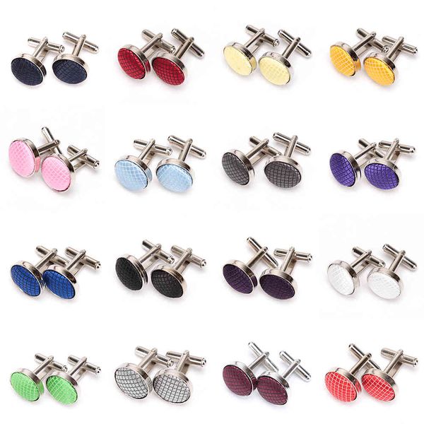1pair mens for busines fashion shirt wedding party men cufflink solid cloth round cufflinks accessories wholes, Silver
1pair mens for busines fashion shirt wedding party men cufflink solid cloth round cufflinks accessories wholes, Silver