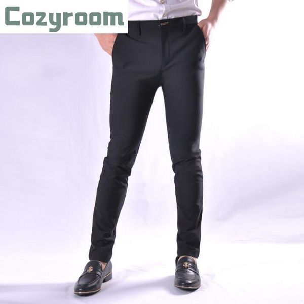 autumn men's smooth stretch casual pants youth skinny trousers hair stylist korean men business simple feet 28-36, Black
autumn men's smooth stretch casual pants youth skinny trousers hair stylist korean men business simple feet 28-36, Black
