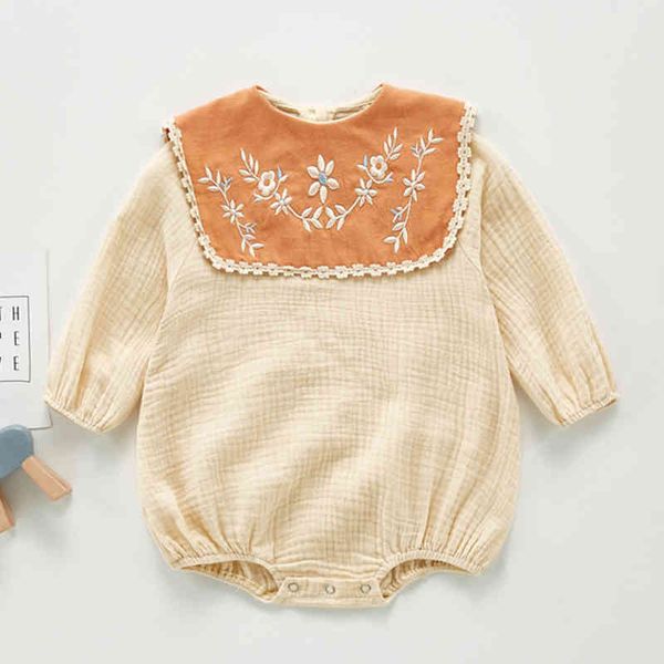 baby girl rompers long sleeves embroidery triangle clothing spring autumn 210429, Blue
baby girl rompers long sleeves embroidery triangle clothing spring autumn 210429, Blue