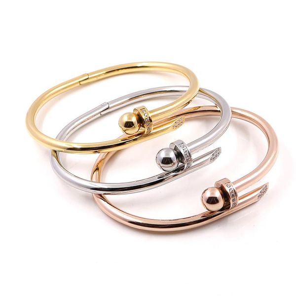 bangle crystal bracelets stainless steel gold color stylish screws for women girl decoration jewelry accessory gift, Black
bangle crystal bracelets stainless steel gold color stylish screws for women girl decoration jewelry accessory gift, Black