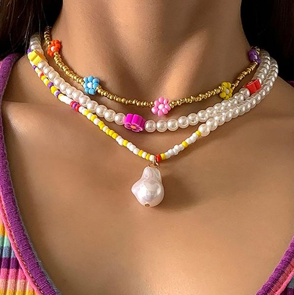 chokers ladies fashion charm daisy flower beads necklace retro wholesale pearl, Golden;silver
chokers ladies fashion charm daisy flower beads necklace retro wholesale pearl, Golden;silver