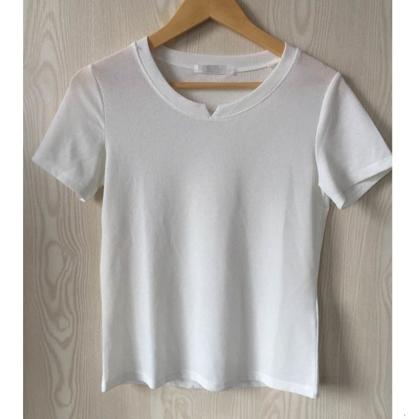 tee high-quality classic summer women's casual short-sleeved breathable t-shirt, White
tee high-quality classic summer women's casual short-sleeved breathable t-shirt, White