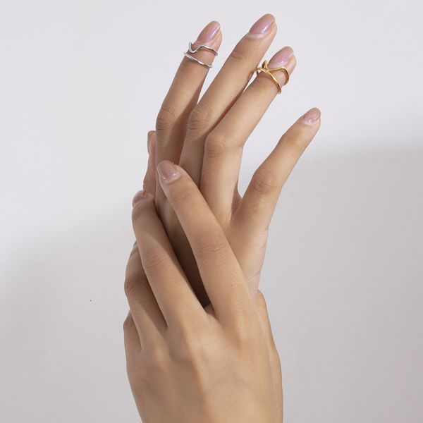 korean fashion women's creative simple electroplating irregular fingertip ring, Silver
korean fashion women's creative simple electroplating irregular fingertip ring, Silver