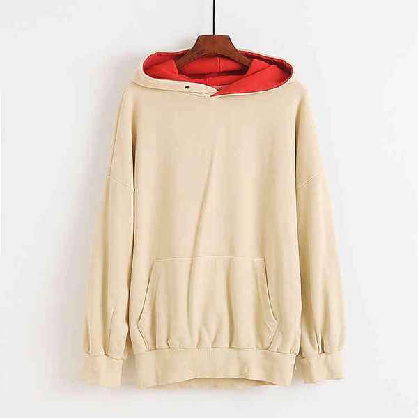 women hoodies terry pullover color matching design loose pocket sweatershirt clothing 2021 autumn new girl cotton top, Blue;black
women hoodies terry pullover color matching design loose pocket sweatershirt clothing 2021 autumn new girl cotton top, Blue;black