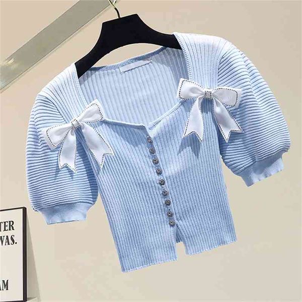 women's knits & tees diamond bow button white kawaii knitted sweater women clothing summer cropped cardigan korean crop fashio
women's knits & tees diamond bow button white kawaii knitted sweater women clothing summer cropped cardigan korean crop fashio