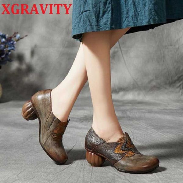 xgravity winter spring boots original retro genuine cow leather round toe boots lantern shoes strange heel boots ladies s63 210429, Black
xgravity winter spring boots original retro genuine cow leather round toe boots lantern shoes strange heel boots ladies s63 210429, Black