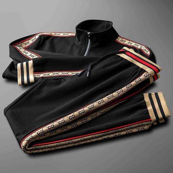 youth new autumn winter sports men's suit european and american fashion side strip zipper jacket ten sports pants suit g1217, Gray
youth new autumn winter sports men's suit european and american fashion side strip zipper jacket ten sports pants suit g1217, Gray