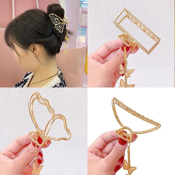 hair accessories 2021 fashion alloy claw butterfly headband pendant hairpin headgrips tassel barrettes for women jewelry, Slivery;white
hair accessories 2021 fashion alloy claw butterfly headband pendant hairpin headgrips tassel barrettes for women jewelry, Slivery;white