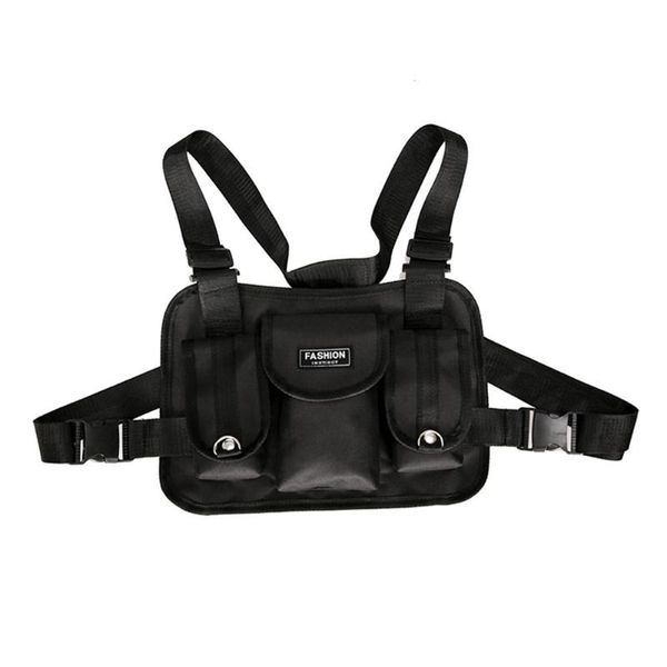 women men backpack functional sports nylon streetwear fanny pack fashion shoulder vest adjustable waist chest bag hip hop bags
women men backpack functional sports nylon streetwear fanny pack fashion shoulder vest adjustable waist chest bag hip hop bags