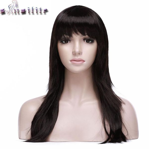 synthetic wigs s-noilite 20inch long straight wig with bangs women hair black brown auburn for party cosplay
synthetic wigs s-noilite 20inch long straight wig with bangs women hair black brown auburn for party cosplay
