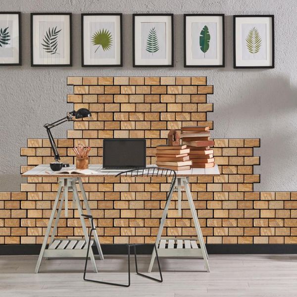 wall stickers pvc brick pattern self-adhesive 3d suitable for living room tv bathroom home decoration wallpaper
wall stickers pvc brick pattern self-adhesive 3d suitable for living room tv bathroom home decoration wallpaper