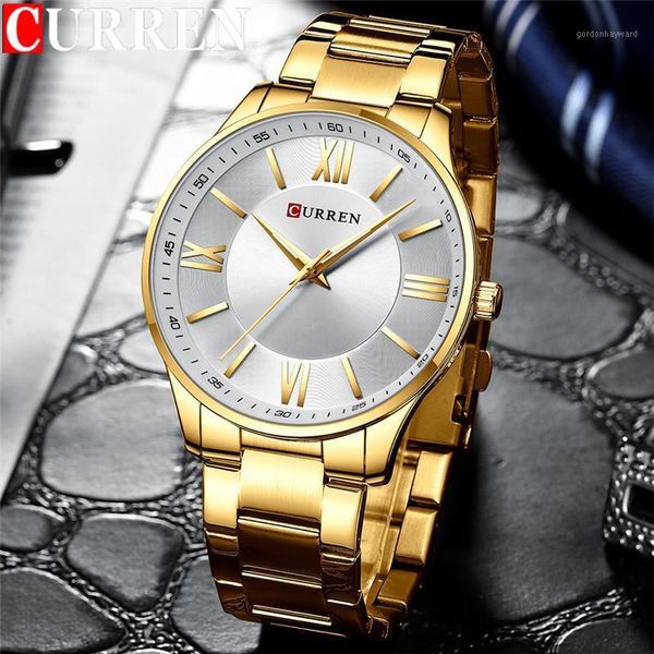 wristwatches curren sport men watch gold military business waterproof male clock stainless steel quartz man wristwatch 8383, Slivery;brown
wristwatches curren sport men watch gold military business waterproof male clock stainless steel quartz man wristwatch 8383, Slivery;brown