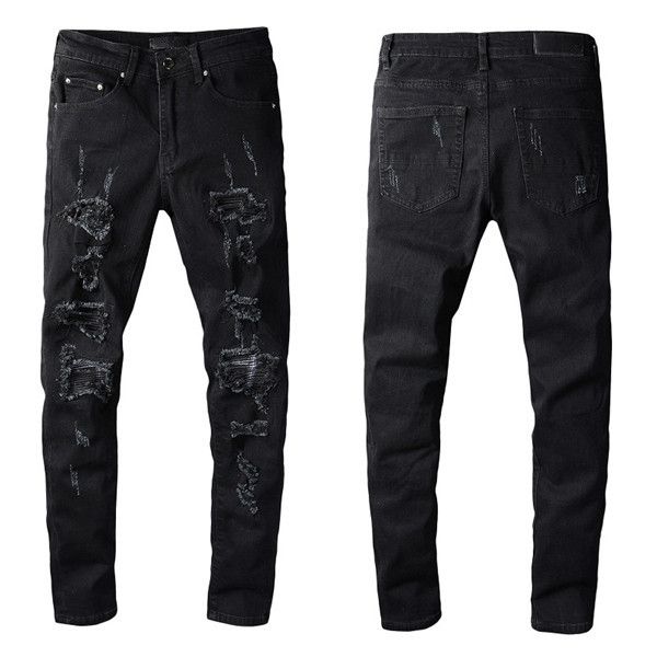 mens jeans designer luxury tiny elasticity letter printed black hole slim-leg denim pants fashion club clothing for male hip hop skinny ripp, Blue
mens jeans designer luxury tiny elasticity letter printed black hole slim-leg denim pants fashion club clothing for male hip hop skinny ripp, Blue