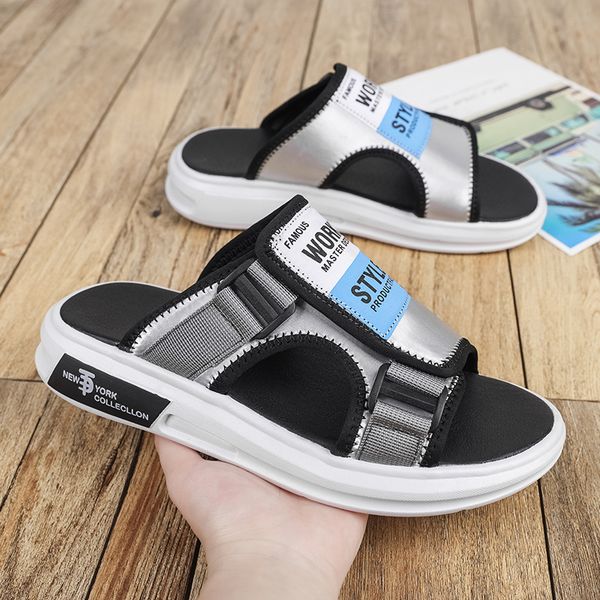 2021 summer new style mens casual slippers outdoor mens beach sandals plus size 39-45, Black
2021 summer new style mens casual slippers outdoor mens beach sandals plus size 39-45, Black