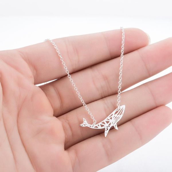 fish pendants necklace for women stainless steel simple hollow out littlenwhale ladies fashion gold chain 2021 jewelry chains, Silver
fish pendants necklace for women stainless steel simple hollow out littlenwhale ladies fashion gold chain 2021 jewelry chains, Silver