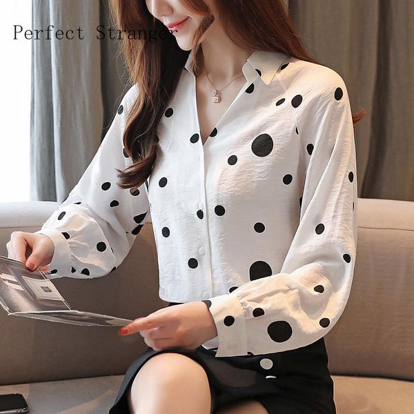 hanxiner 2021 spring arrival leisure turn-down collar dots printed long sleeve women chiffon blouse women's blouses & shirts, White
hanxiner 2021 spring arrival leisure turn-down collar dots printed long sleeve women chiffon blouse women's blouses & shirts, White