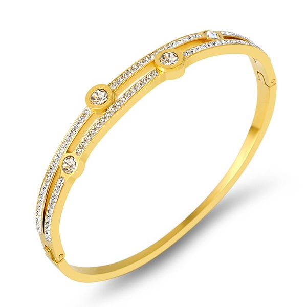 bangle latest fashion bracelets bangles stainless steel jewelry bracelet full buckle gold gifts for women, Black
bangle latest fashion bracelets bangles stainless steel jewelry bracelet full buckle gold gifts for women, Black
