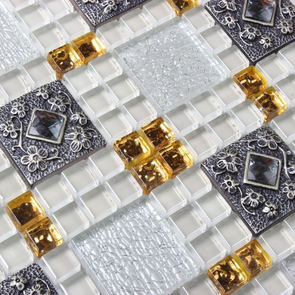 wallpapers retro glass mosaic tile resin gold white diamond wall for diy cabinet liner ktv showroom home improvment
wallpapers retro glass mosaic tile resin gold white diamond wall for diy cabinet liner ktv showroom home improvment