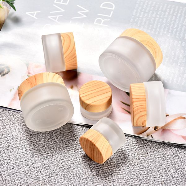 premium frosted glass cosmetics packaging cream bottle 5ml 10ml 15ml 30ml 50ml 100ml cosmetic jars with wood grain cap -hidden pearl
premium frosted glass cosmetics packaging cream bottle 5ml 10ml 15ml 30ml 50ml 100ml cosmetic jars with wood grain cap -hidden pearl