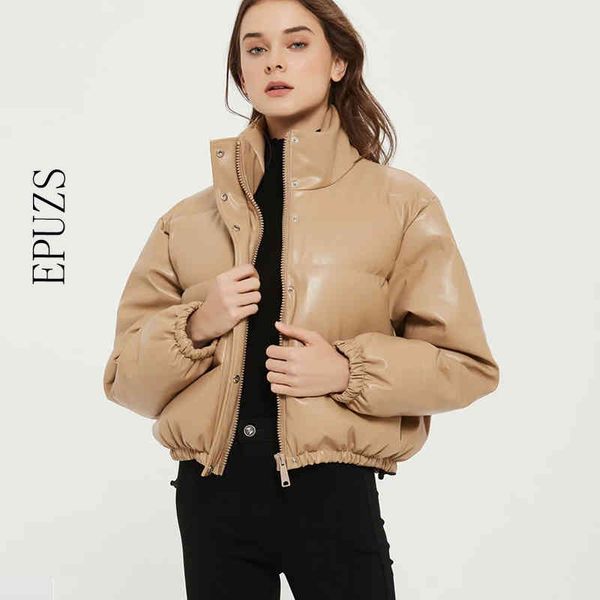 winter tick wram pu leather parkas women pu jacket streetwear zipper black parkas female winter coat 210430
winter tick wram pu leather parkas women pu jacket streetwear zipper black parkas female winter coat 210430