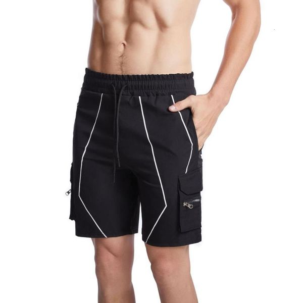 casual shorts with men adjustable drawstring, pocket decoration tooling style summer clothing men's, White;black
casual shorts with men adjustable drawstring, pocket decoration tooling style summer clothing men's, White;black
