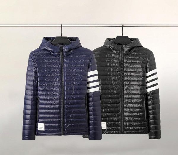 men's down & parkas 2021 fashion brand men coats slim fit hooded light jacket striped solid thin casual winter clothing male, Black
men's down & parkas 2021 fashion brand men coats slim fit hooded light jacket striped solid thin casual winter clothing male, Black
