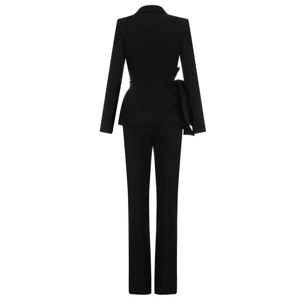 women's suits & blazers elegant female winter women office suit 2021 fashion turn down collar long sleeve belt solid black cotton two p, White;black
women's suits & blazers elegant female winter women office suit 2021 fashion turn down collar long sleeve belt solid black cotton two p, White;black