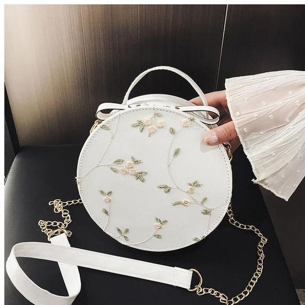 evening bags for women 2021 sweet lace round handbags pu leather crossbody female small flower chain shoulder bag
evening bags for women 2021 sweet lace round handbags pu leather crossbody female small flower chain shoulder bag