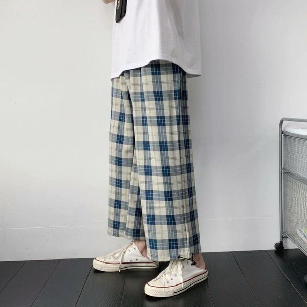 men's pants trousers women's summer and autumn thin black white plaid korean loose cropped casual wide legs
men's pants trousers women's summer and autumn thin black white plaid korean loose cropped casual wide legs
