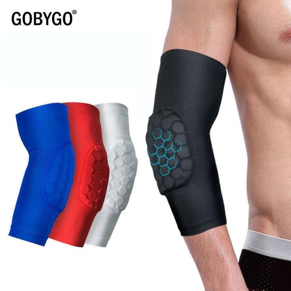 elbow & knee pads gobygo 1pcs elastic basketball arm sleeve crashproof honeycomb support protector guard sport safety, Black;gray
elbow & knee pads gobygo 1pcs elastic basketball arm sleeve crashproof honeycomb support protector guard sport safety, Black;gray