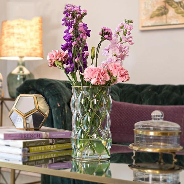 vases modern diamond grid gold line vase home living room nordic glass crafts flower for wedding dining table decor accessories
vases modern diamond grid gold line vase home living room nordic glass crafts flower for wedding dining table decor accessories