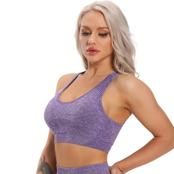 seamless yoga fitness women's t-shirts workout sports bra backless vest gym running sport shirts solid tank outfit
seamless yoga fitness women's t-shirts workout sports bra backless vest gym running sport shirts solid tank outfit