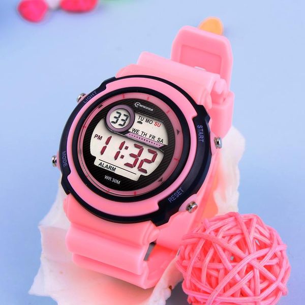 wristwatches children watrproof watch girls alarm timing electronic multifunction running belt chronograph, Slivery;brown
wristwatches children watrproof watch girls alarm timing electronic multifunction running belt chronograph, Slivery;brown