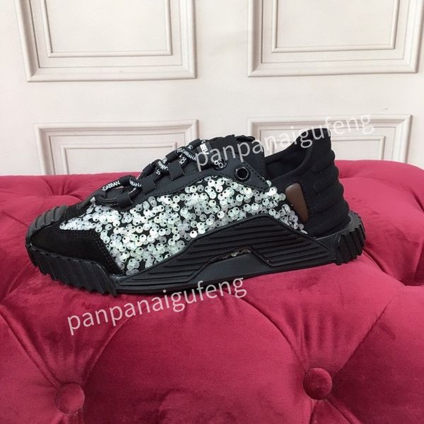 luxury brand designer sneakers women shoe reflective casual shoes party velvet calfskin mixed fiber size35-41, Black
luxury brand designer sneakers women shoe reflective casual shoes party velvet calfskin mixed fiber size35-41, Black