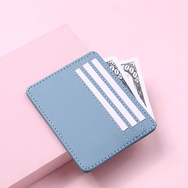 card holders fashion simple holder leather mini small wallet men's and women's coin purse, Brown;gray
card holders fashion simple holder leather mini small wallet men's and women's coin purse, Brown;gray