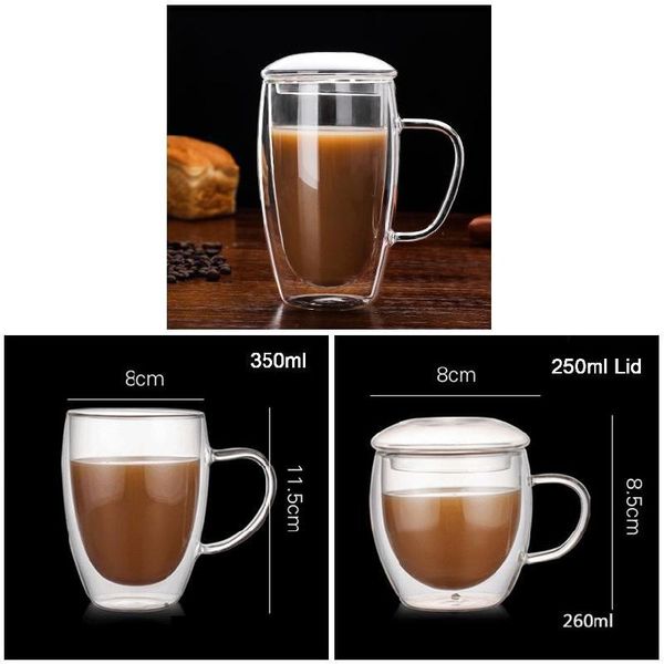 wine glasses double wall insulated espresso mugs high temperature resistant thick transparent glass cup vc
wine glasses double wall insulated espresso mugs high temperature resistant thick transparent glass cup vc