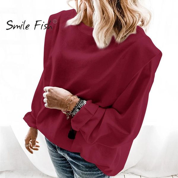 women's hoodies & sweatshirts solid gray long sleeve with shoulder pad casual women o-neck loose autumn winter fashion pullover g1833, Black
women's hoodies & sweatshirts solid gray long sleeve with shoulder pad casual women o-neck loose autumn winter fashion pullover g1833, Black